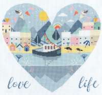 Love Life-XHY2-Kreuzstichbild-Bothy Threads